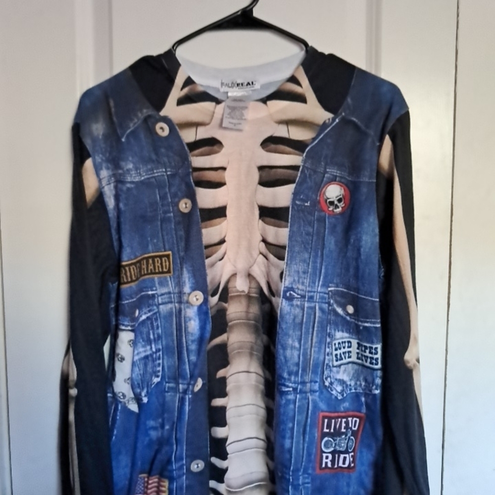 Faux Real. Skeleton Ride Hard Shirt. - Picture 8 of 8